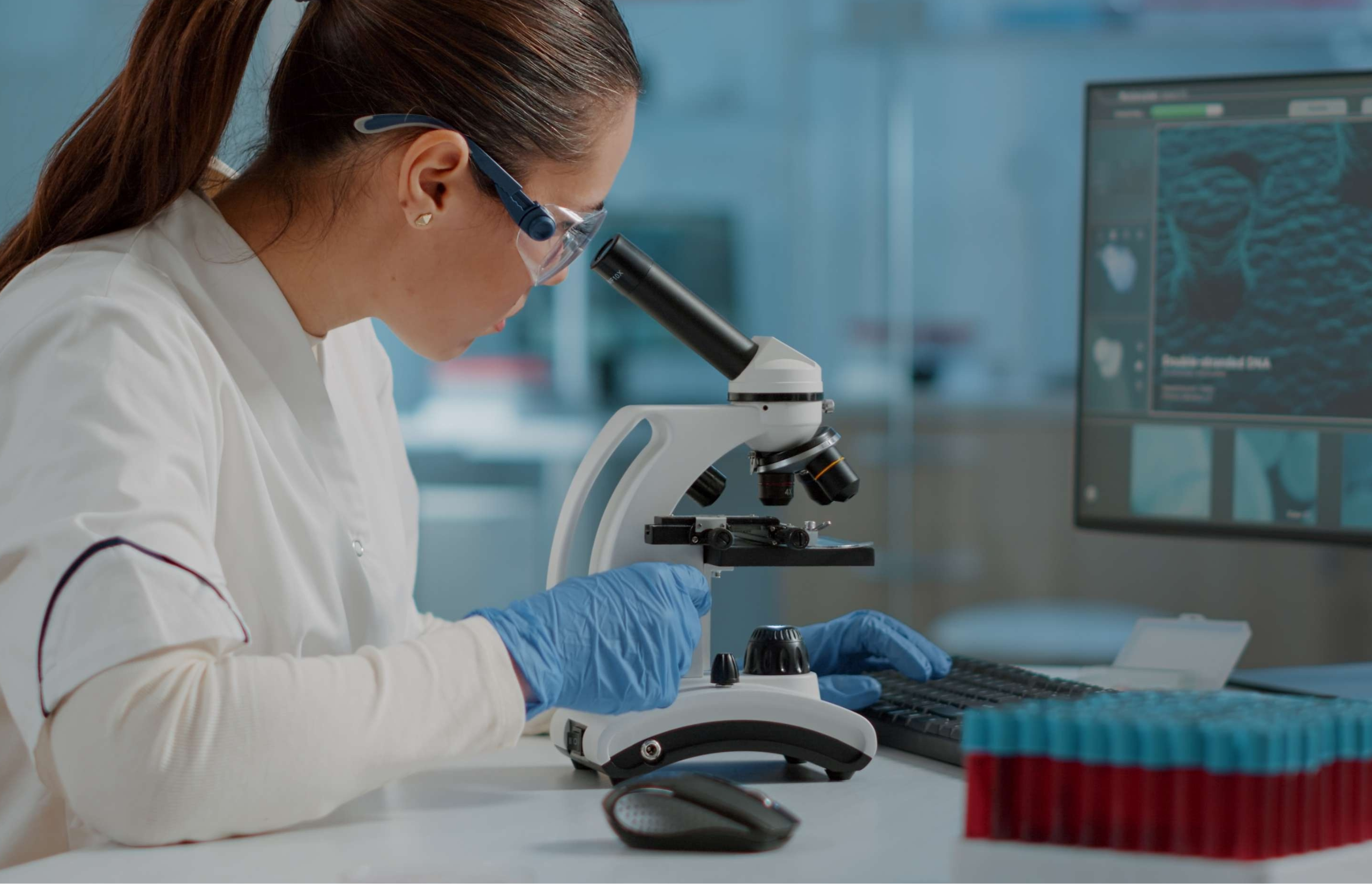 Lab Professional Working